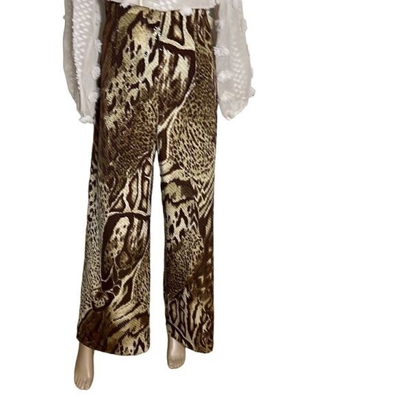 New Lloyd Klein Leopard Giraffe Pants - Picture 2 of 12